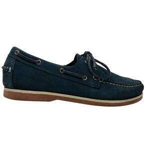 Allen Edmonds Sea Foam Insole Boat Shoes Navy - 10